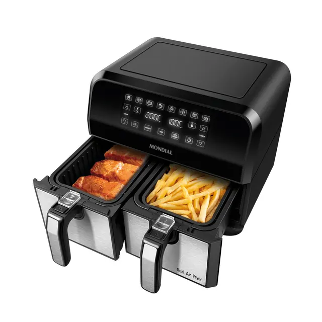 Mondial AFD-01-BI Dual — preto/inox
