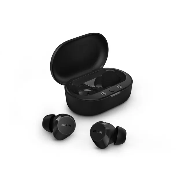 Philips Fones de ouvido True Wireless TAT1209BK/00 — Preto — preto (/00)